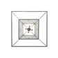 Meyda Lighting Kitzi Box 51" 8-Light Nickel Pendant Light With Clear Seeded Shade Glass