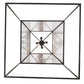Meyda Lighting Kitzi Box 68" 8-Light Timeless Bronze Pendant Light With Clear Rainstone Idalight Shade