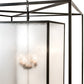 Meyda Lighting Kitzi Box 68" 8-Light Timeless Bronze Pendant Light With Clear Rainstone Idalight Shade