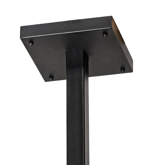 Meyda Lighting Kitzi Box 72"Sq 32-Light Textured Black Pendant Light