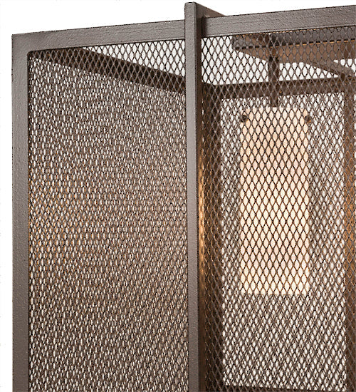 Meyda Lighting Kitzi Golpe 32" 3-Light Cafe Noir Island Flush Mount Light With Beige Fleshtone Idalight Shade Glass