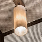 Meyda Lighting Kitzi Golpe 93" 7-Light Cafe Noir Wall Sconce With Beige Fleshtone Idalight Shade Glass