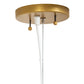 Meyda Lighting Korfu 47" 6-Light Goldtastic Chandelier