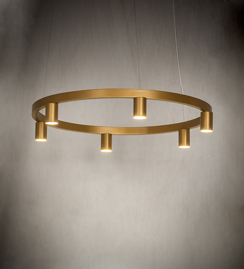 Meyda Lighting Korfu 47" 6-Light Goldtastic Chandelier