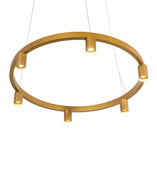 Meyda Lighting Korfu 47" 6-Light Goldtastic Chandelier