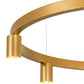 Meyda Lighting Korfu 47" 6-Light Goldtastic Chandelier