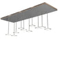 Meyda Lighting Kossar 75" 10-Light OLED Nickel Cascading Pendant Light