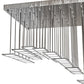 Meyda Lighting Kossar 80" 102-Light LED Alloy Wheel Clear Coat Cascading Pendant Light