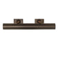 Meyda Lighting Kromme 24" 2-Light Antique Copper Picture Wall Sconce With Chocolate Shade