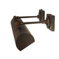 Meyda Lighting Kromme 24" 2-Light Antique Copper Picture Wall Sconce With Chocolate Shade