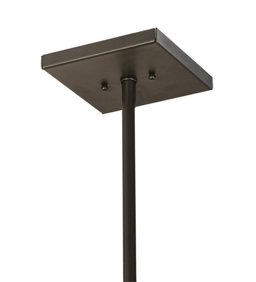 Meyda Lighting Kyoto 20" 4-Light Timeless Bronze Pendant Light With Travertine Idalight Shade