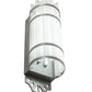 Meyda Lighting Lagoon 6" Nickel Powder Coat Deco Wall Sconce With White Statuario Idalight Shade
