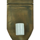 Meyda Lighting Lake Clear Lodge 15" 2-Light Antique Copper Wall Sconce With Silver Mica Orange & Blue Shade Glass