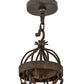 Meyda Lighting Lakeshore 36" 12-Light 2-Tier Classic Rust Chandelier With Ivory Faux Candlelight