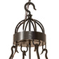 Meyda Lighting Lakeshore 36" 13-Light 2-Tier Timeless Bronze Vein Chandelier With Ivory Faux Candlelight