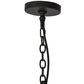 Meyda Lighting Lakeshore 48" 15-Light Satin Black Wrought Chandelier With Ivory Faux Candlelight