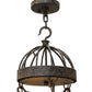 Meyda Lighting Lakeshore 54" 21-Light 3-Tier Coffee Bean Chandelier With Amber Faux Candlelight