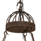 Meyda Lighting Lakeshore 54" 21-Light 3-Tier Distressed Chestnut Chandelier