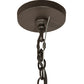 Meyda Lighting Lakeshore 62" 15-Light 2-Tier Wrought Iron Chandelier With Amber Faux Candlelight