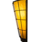 Meyda Lighting Lanai 249449 28" 3-Light Capri Wall Sconce With Amber Quartz Idalight Shade