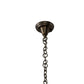 Meyda Lighting Lancaster 8" Antique Nickel Pendant Light With White Shade Glass