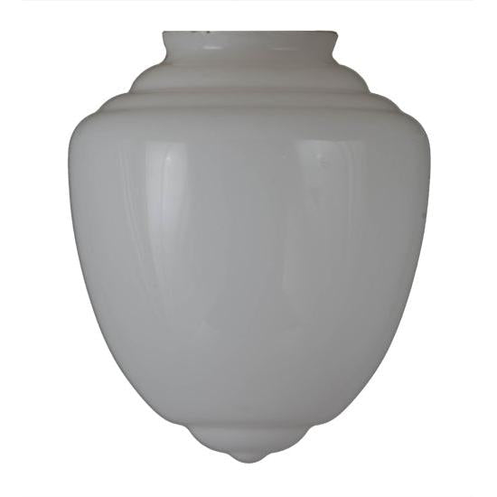 Meyda Lighting Lancaster 8" White Neck Shade Glass