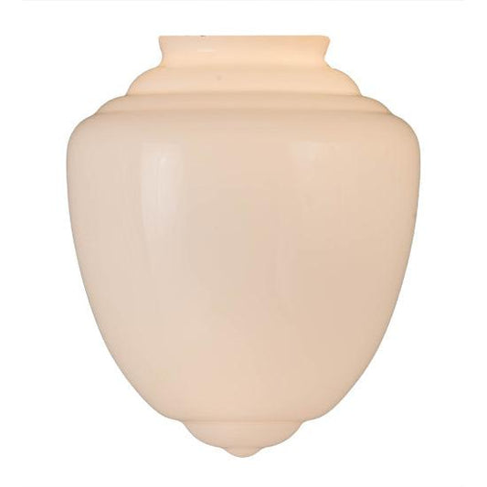 Meyda Lighting Lancaster 8" White Neck Shade Glass