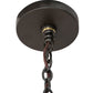 Meyda Lighting Landon 44" 12-Light Bronze Chandelier With Clear Shade Glass
