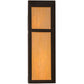 Meyda Lighting Lanier 7" 2-Light Oil Rubbed Bronze Wall Sconce With Beige Iridescent Art Shade Glass