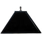 Meyda Lighting Laquer 61" 12-Light Mirror Black Island Pendant Light