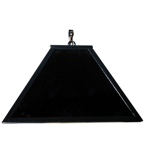 Meyda Lighting Laquer 61" 12-Light Mirror Black Island Pendant Light