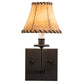 Meyda Lighting Laredo 6" Oil Rubbed Bronze Wall Sconce With Brown Faux Leather Shade