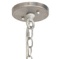 Meyda Lighting Larme 26" Matte Clear Steel Pendant Light