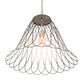 Meyda Lighting Larme 26" Matte Clear Steel Pendant Light