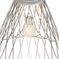 Meyda Lighting Larme 26" Matte Clear Steel Pendant Light