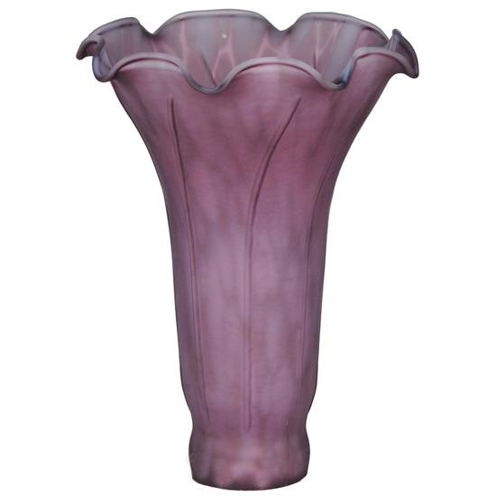 Meyda Lighting Lavender Pond Lily 4" Purple Shade Glass