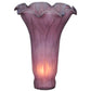 Meyda Lighting Lavender Pond Lily 4" Purple Shade Glass