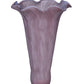 Meyda Lighting Lavender Pond Lily 4"W x 5"H Lavender Shade Glass