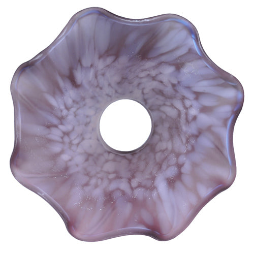 Meyda Lighting Lavender Pond Lily 4"W x 5"H Lavender Shade Glass