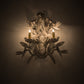 Meyda Lighting Le Printemps 20" 2-Light Tuscon Ivory Wall Sconce With Ivory Faux Candlelight
