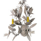 Meyda Lighting Le Printemps 20" 2-Light Tuscon Ivory Wall Sconce With Ivory Faux Candlelight
