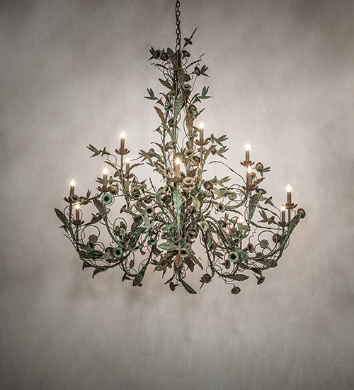 Meyda Lighting Le Printemps 253439 60" 15-Light Capri Chandelier