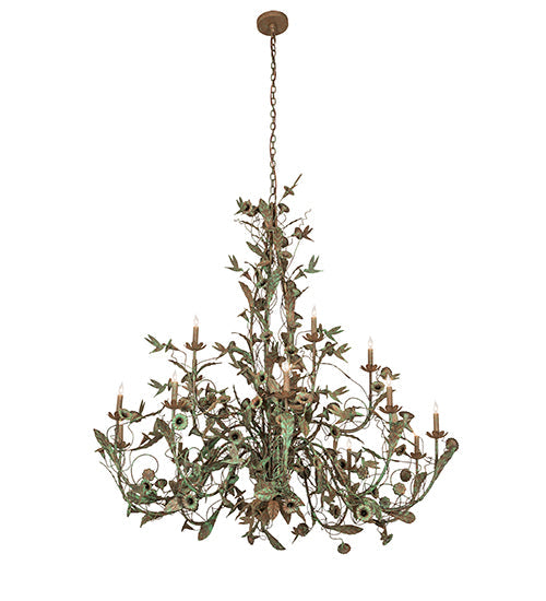 Meyda Lighting Le Printemps 253439 60" 15-Light Capri Chandelier
