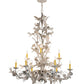 Meyda Lighting Le Printemps 36" 9-Light Tuscan Ivory Chandelier With Ivory Faux Candlelight