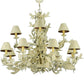 Meyda Lighting Le Printemps 52" 12-Light Custom White Crackle Chandelier