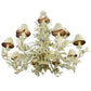 Meyda Lighting Le Printemps 52" 12-Light Custom White Crackle Chandelier