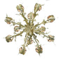 Meyda Lighting Le Printemps 52" 12-Light Custom White Crackle Chandelier