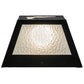 Meyda Lighting Leaping Bass 10" Black Wall Sconce With Clear Seeded Shade Glass