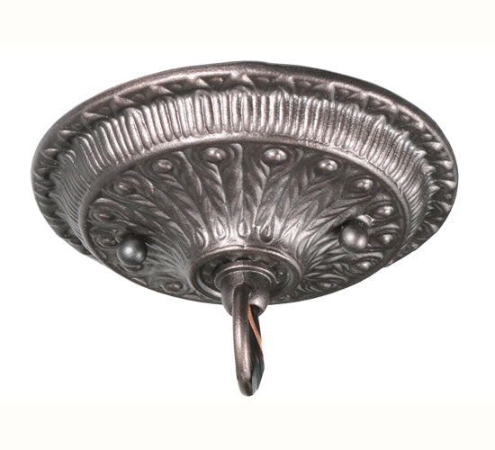 Meyda Lighting Leaping Trout 36" 6-Light 3-Arm Mahogany Bronze Chandelier Hardware