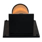 Meyda Lighting Legacy House 12" Black Wall Sconce With Beige Tawnyrock Idalight Shade Glass